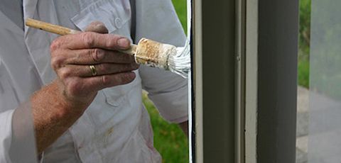 Fenster streichen